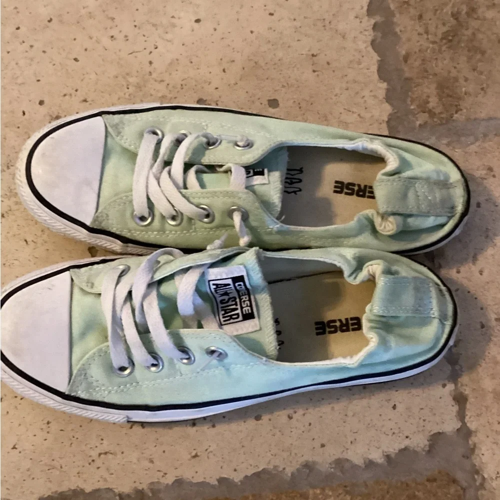 Converse Green Sneakers Classic Low-Top Canvas-8